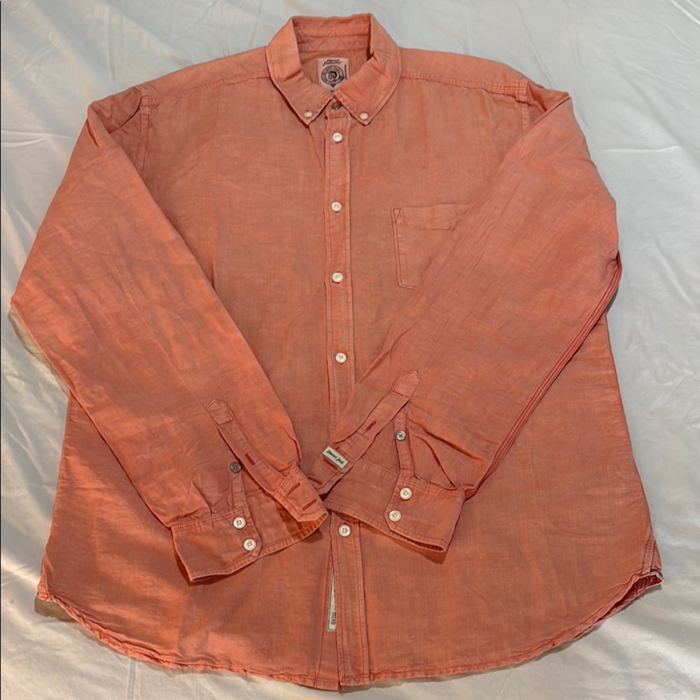 Diesel Men's Salmon Pink Shirt